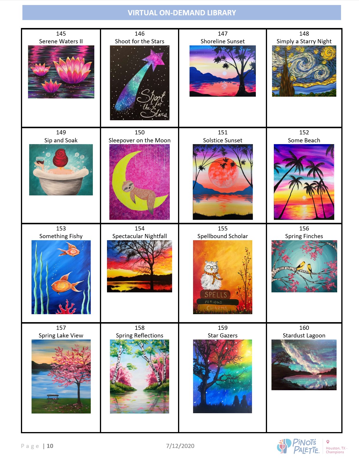 VIRTUAL ON-DEMAND CATALOG OF 200+ PAINTINGS IN OUR SHOP (ART SUPPLIES)